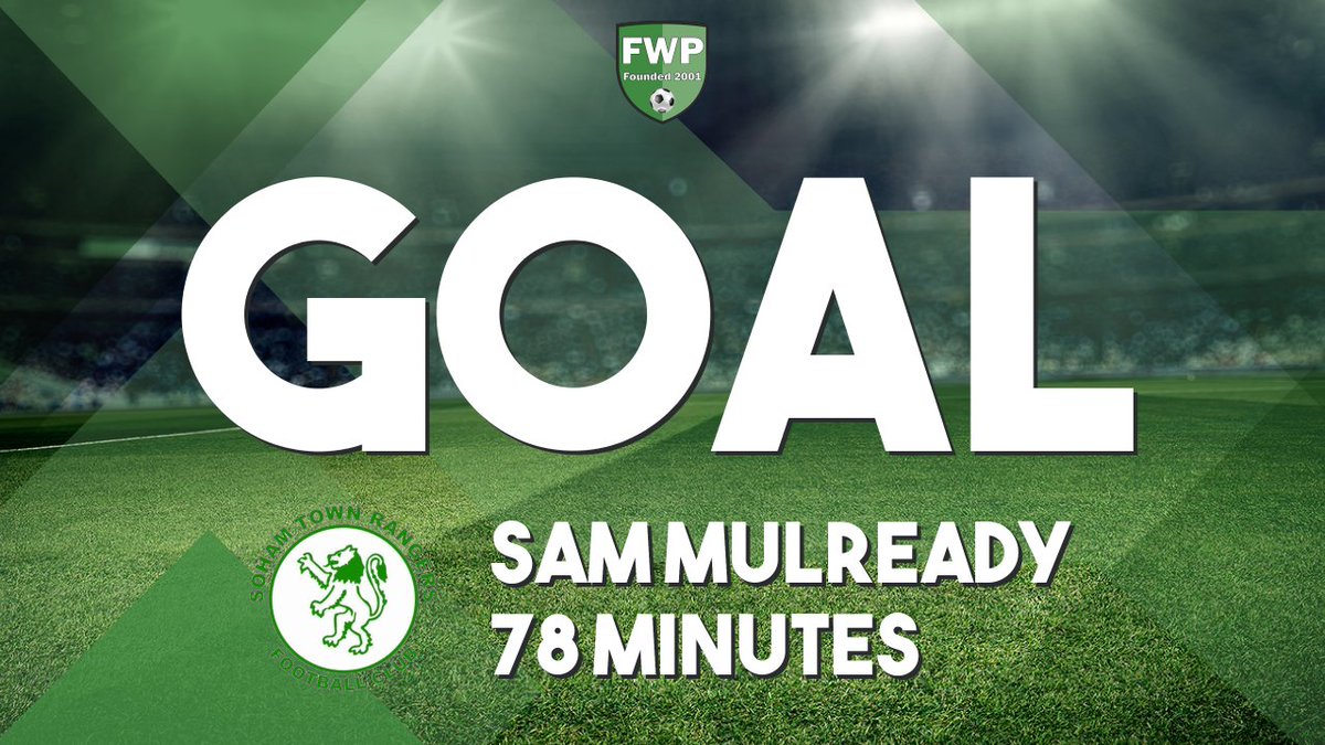 GOAL: SOHAM TOWN RANGERS 4-1 Haverhill Rovers - Sam Mulready (78') fwp.co/gkrBUa