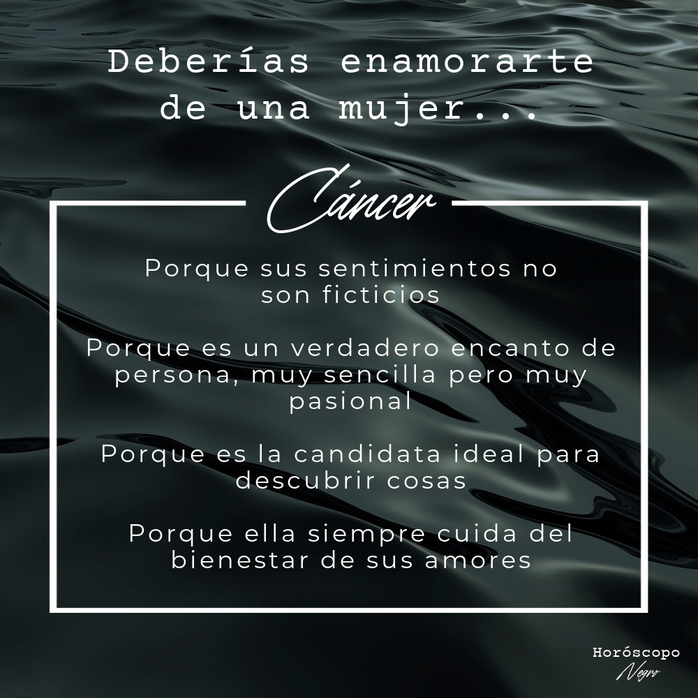 cancer_hn's tweet photo. Deberías enamorarte de una mujer #Cancer... ✨🔮✨ #horoscoponegro https://t.co/113oemZZAL