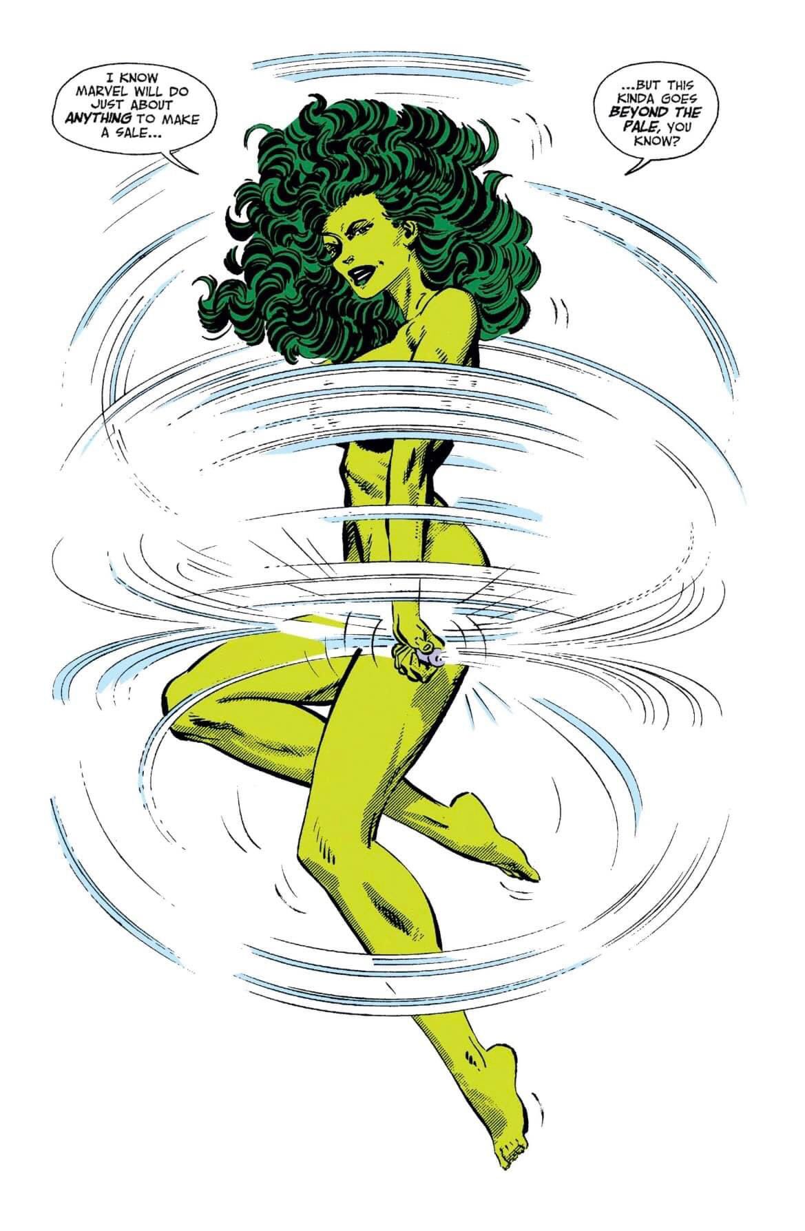 themandalorian on X: #SheHulk “Marvel would NEVER make She-Hulk twerk in  the comics!” Marvel making She-Hulk jump rope naked in the comics:  t.coOwFC33vLEd  X