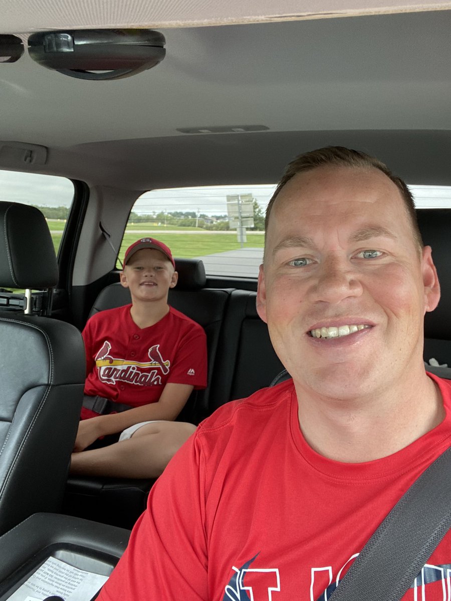 Colin was born in 2011. He's never seen @PujolsFive in person. After hearing @DannyMacTV say get out to see Pujols one last time, we made the last minute decision to make the 10 hour round trip to see @Cardinals today.