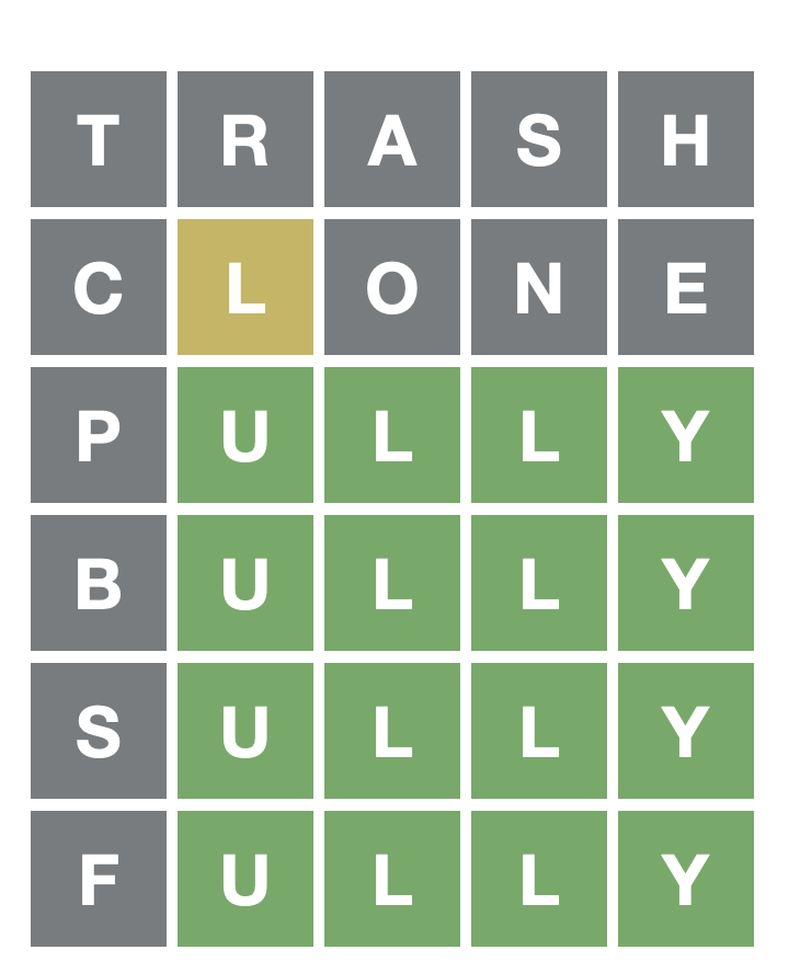 I failed the #Wordle today, and to add insult to injury, the WordleBot refused to analyze this image (spoiler). <a href="/nytimes/">The New York Times</a> Did no one test this case?