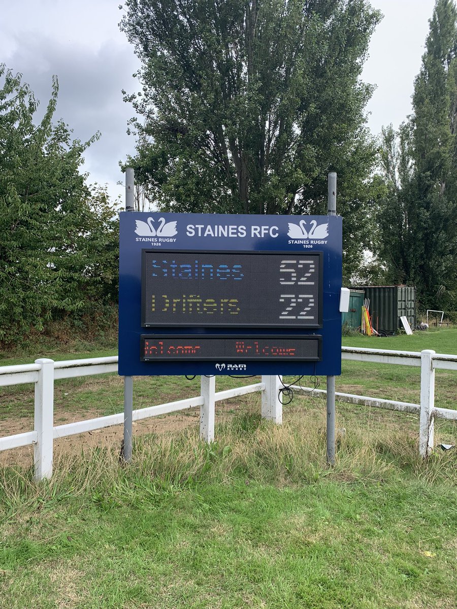 Drifters RFC (@driftersrfc) on Twitter photo ππ³ Defeat for Drifts π³π
Our first pre season fixture ends in defeat to <a href="/StainesRugby/">Staines Rugby 1926</a>
Drifts fought hard against a team who are a league above but it wasnβt enough, losing 52-22! But alot of positives to take into the new season!
#DATB ππ³ Defeat for Drifts π³π
Our first pre season fixture ends in defeat to <a href="/StainesRugby/">Staines Rugby 1926</a>
Drifts fought hard against a team who are a league above but it wasnβt enough, losing 52-22! But alot of positives to take into the new season!
#DATB
