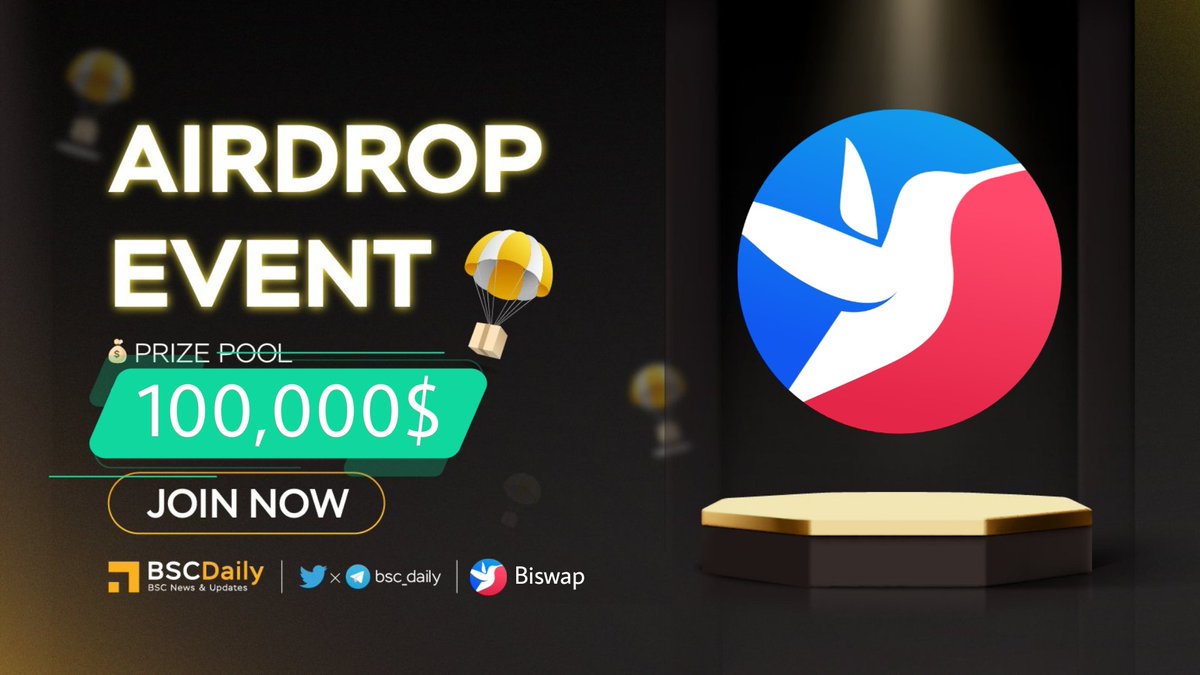 🔥Biswap Sep Airdrop  Live Now
🚀Fill Form: docs.google.com/forms/d/e/1FAI…

🎁 Prize Pool: 100,000$ $Bsw
🏆 Make Refer Big Earning
👨‍💼 Per Participants: 100 $Bsw
🎁Like &amp; Retweet 3 Friends Tag-Hastags
🎁Submit Your BEP-20 Address 

#Airdrop #Airdrops #nft #NFTs #ad
#BSW #BNB