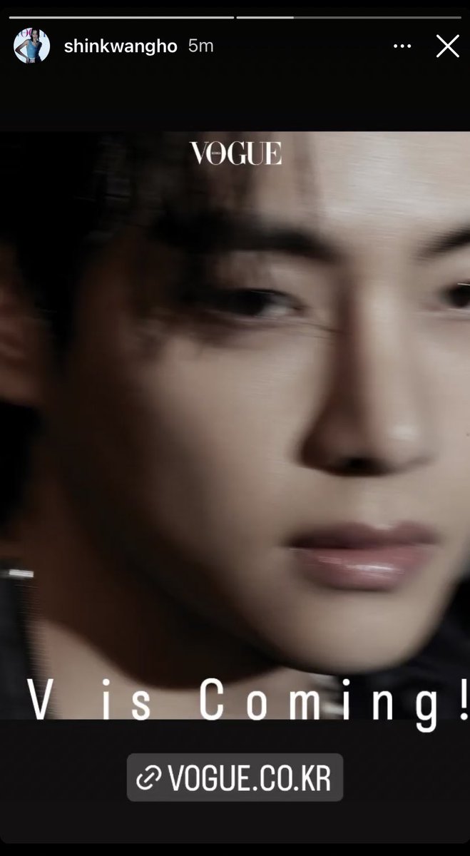 V IS COMING AAAAAAAAA