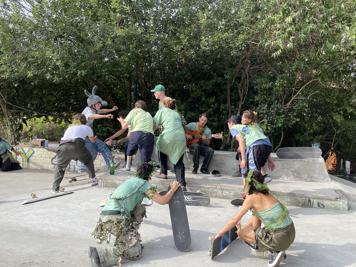 More performances of this highly entertaining ⁦<a href="/MidsummerSkate/">A Midsummer Skate Dream</a>⁩ Dream at 7pm tonight and noon, 3pm and 7pm tomorrow. Bravo to the young skaters!