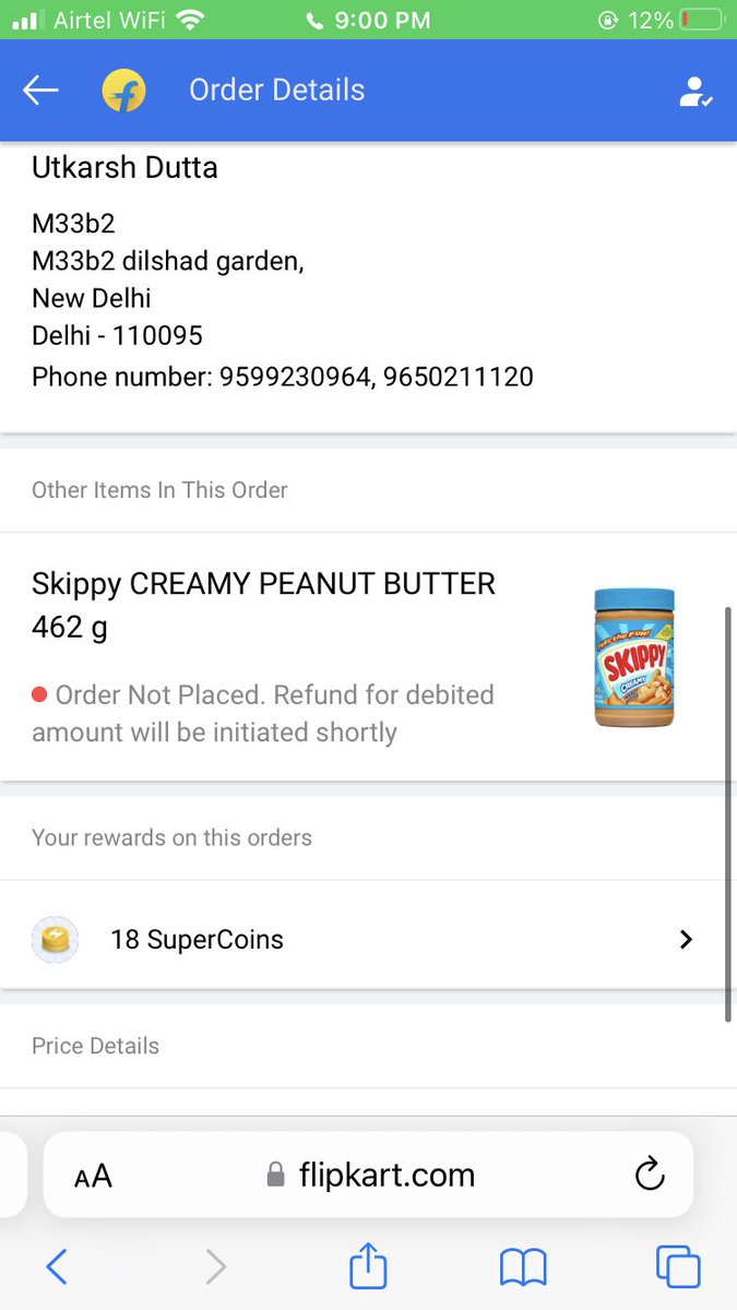 editor_Ishwar's tweet photo. @flipkartsupport Order is not placed and customer care is saying it takes upto 24/7 for order placing or refund but i need the solution now you can cancel the order and refund right now so that i can place from somewhere else https://t.co/d24WNgqm1n
