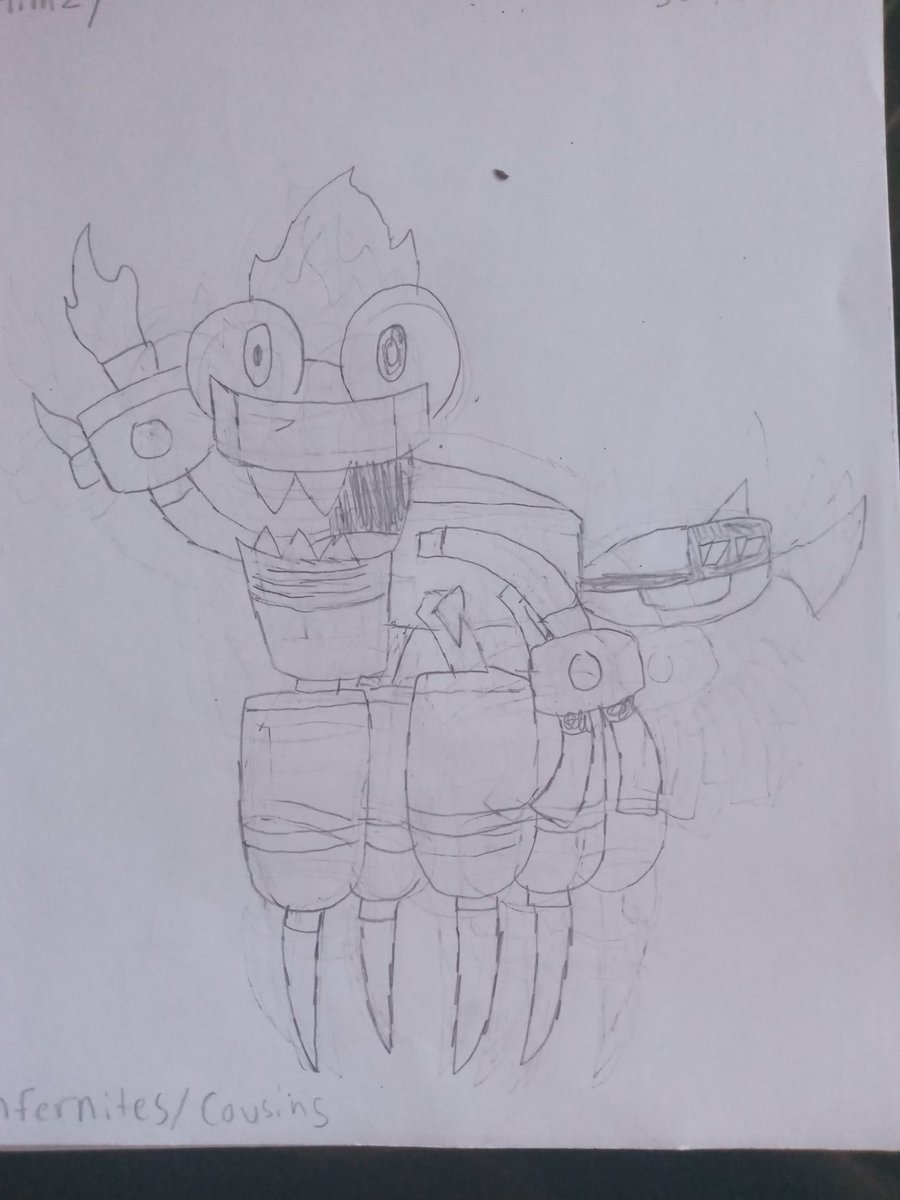 mixelsmixinggen's tweet photo. Here'e a sneak peek of series 1 Infernite oc Drawings. #Mixels #MixelsMAMG https://t.co/Tnaba8pPdH
