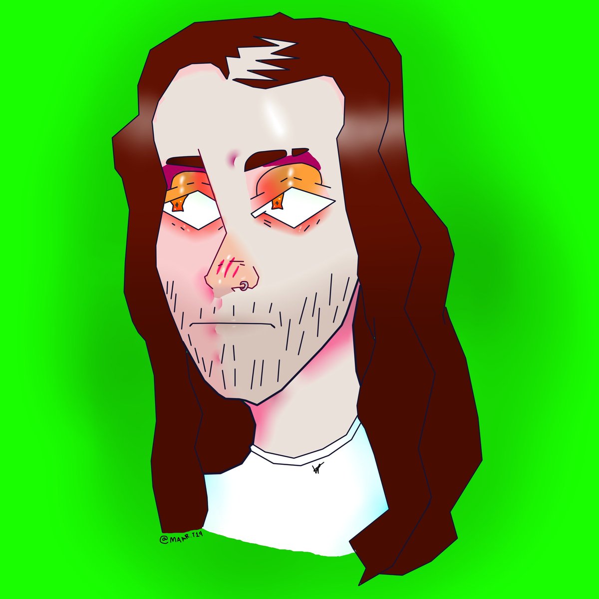 💫Tiradentes do rock 🤘#drawing #digitalart #desenho #arte