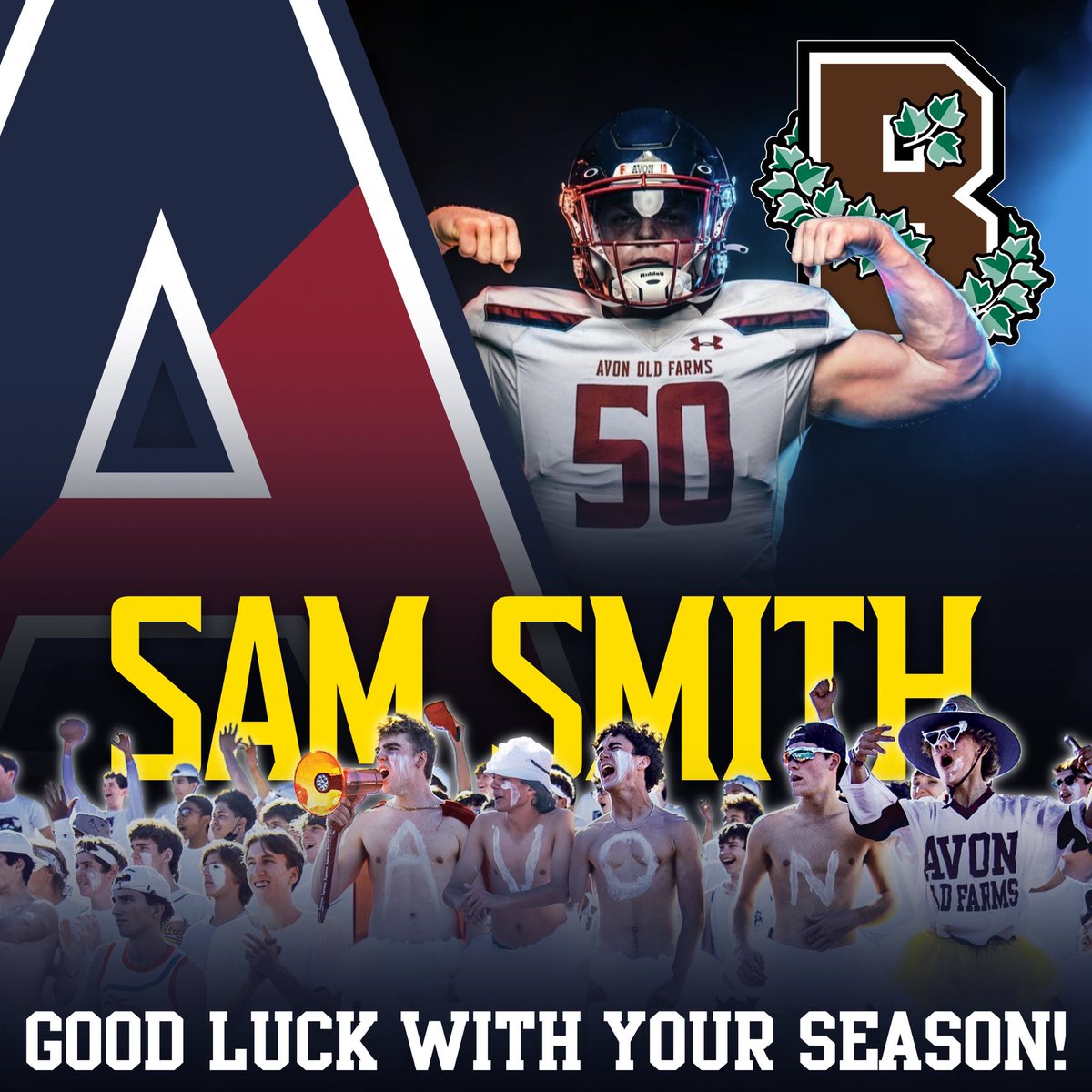 AOF_Football's tweet photo. Best of luck to our brothers on their upcoming football seasons. The AOF community is 110% behind you. @JonathanWholley #wingedbeavers #aoffootball #thestandard #brotherhoodovereverything #bestschoolforboys #co22 https://t.co/mtHxWhIWp1