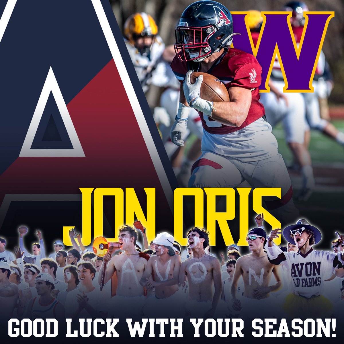 AOF_Football's tweet photo. Best of luck to our brothers on their upcoming football seasons. The AOF community is 110% behind you. @JonathanWholley #wingedbeavers #aoffootball #thestandard #brotherhoodovereverything #bestschoolforboys #co22 https://t.co/mtHxWhIWp1