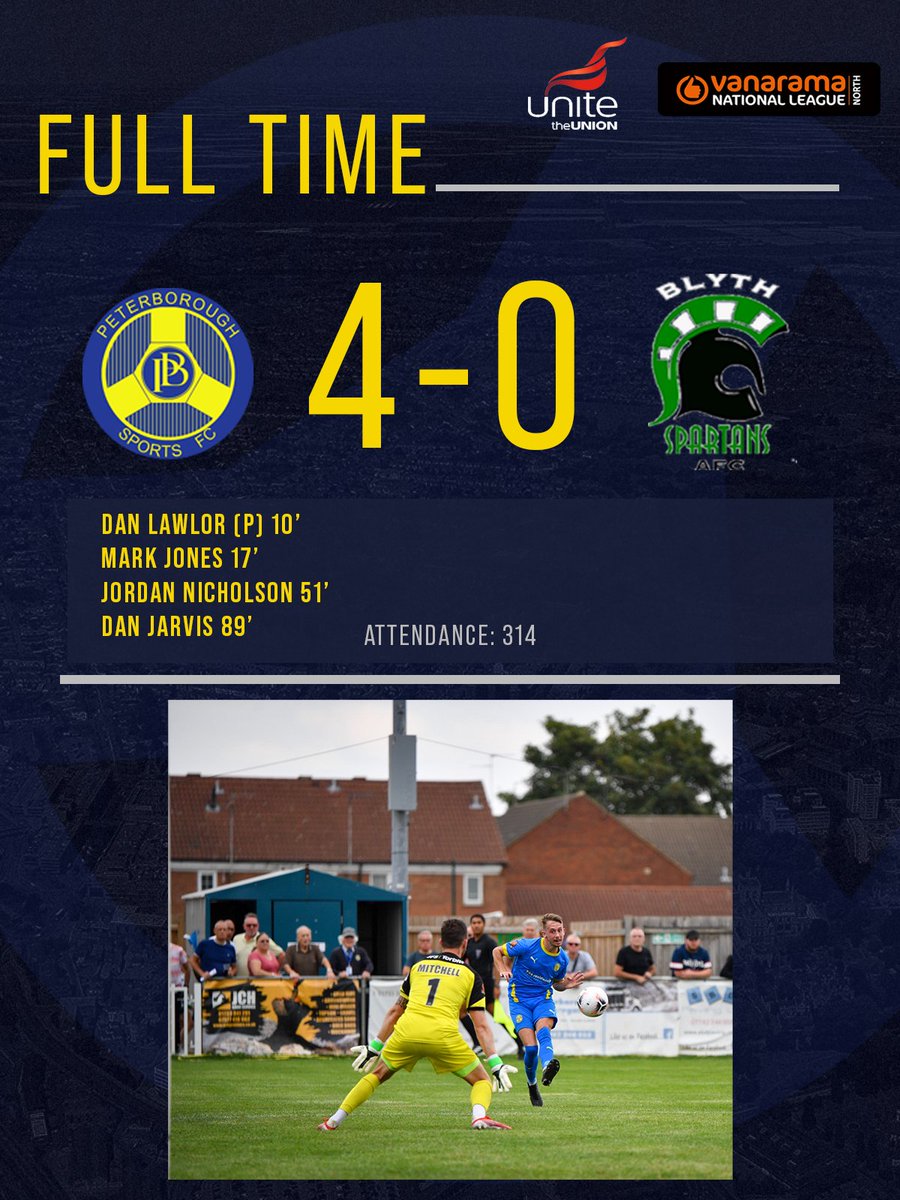 FT | @PSLFC 4-0 <a href="/Blyth_Spartans/">Blyth Spartans</a> 

4 goals, a clean sheet &amp; 3 points! That's more like it!😎

Have a great evening Sports fans &amp; safe travels home to all!

#PSLFC
#UpTheTurbines