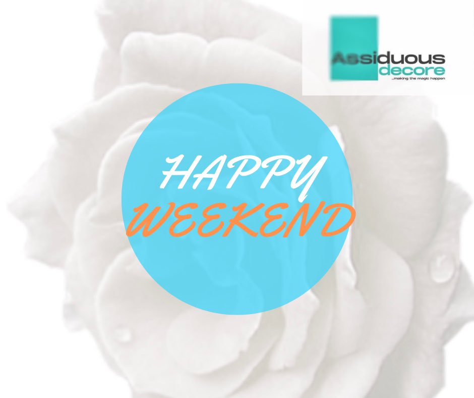 Assiduousdecore's tweet photo. Happy weekend @Assiduousdecore https://t.co/MNQ7v5ZHgm