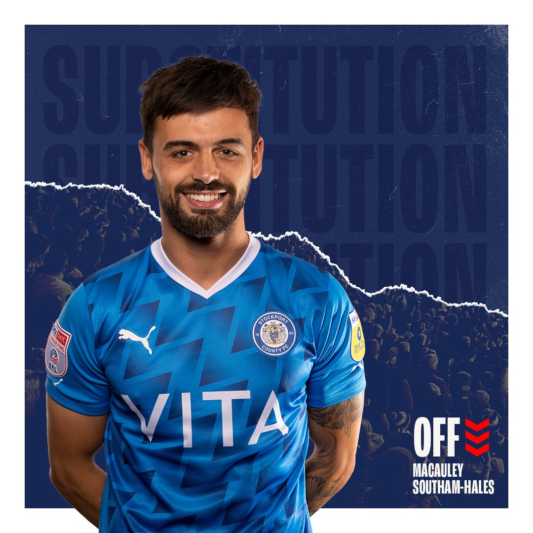 Stockport County on Twitter "COUNTY SUB (90') SouthamHales goes off