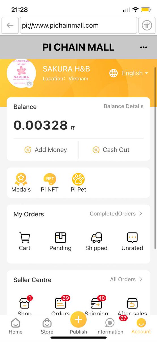 1/2
PCM Vietnam has started the enclosed mainnet barter. We started from Vietnam because it is PCM's first international operation center.  PCM would like to express gratitude for the contribution made by the Vietnam Operation Center.

#PiNetwork #PiChainMall