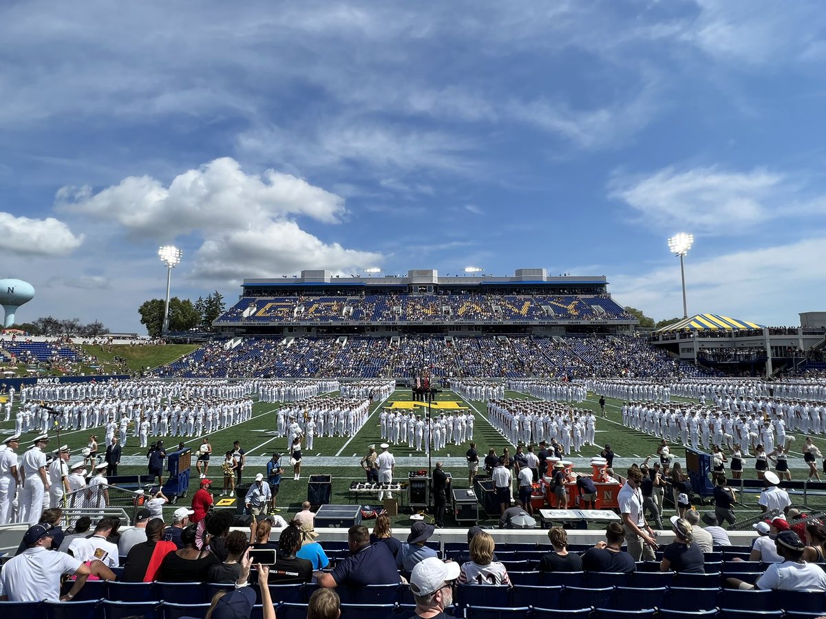 Ladies and gentlemen… the Brigade of Midshipmen!

#GoNavy