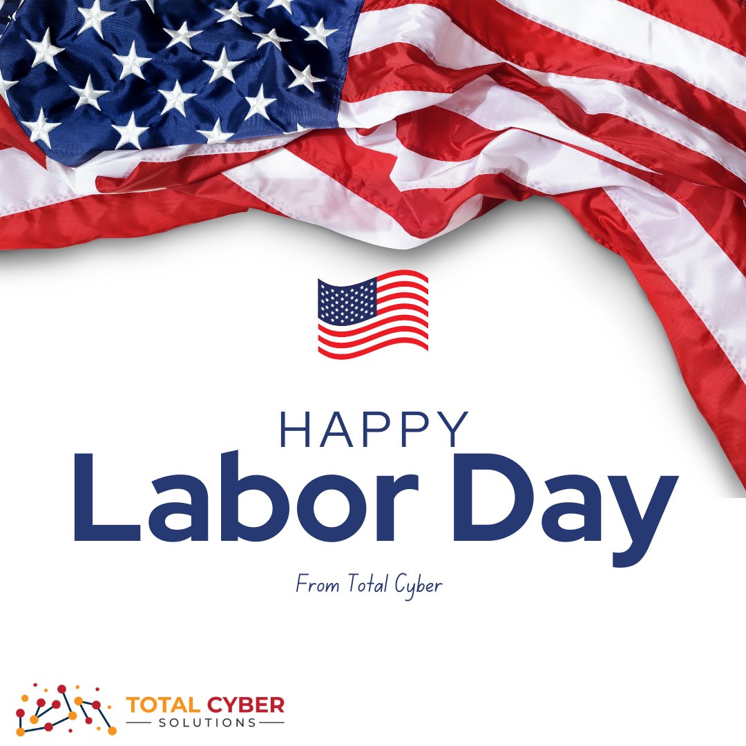 totalcyber's tweet photo. Happy Labor Day weekend to Total Cyber Solutions Current and Future Apprentices! Our official RAP with the DOL is NOW listed!

https://t.co/EKcIJ6MA0f

 #Apprenticeship #cybersecurity #informationtechnology https://t.co/apTsvyOTNS