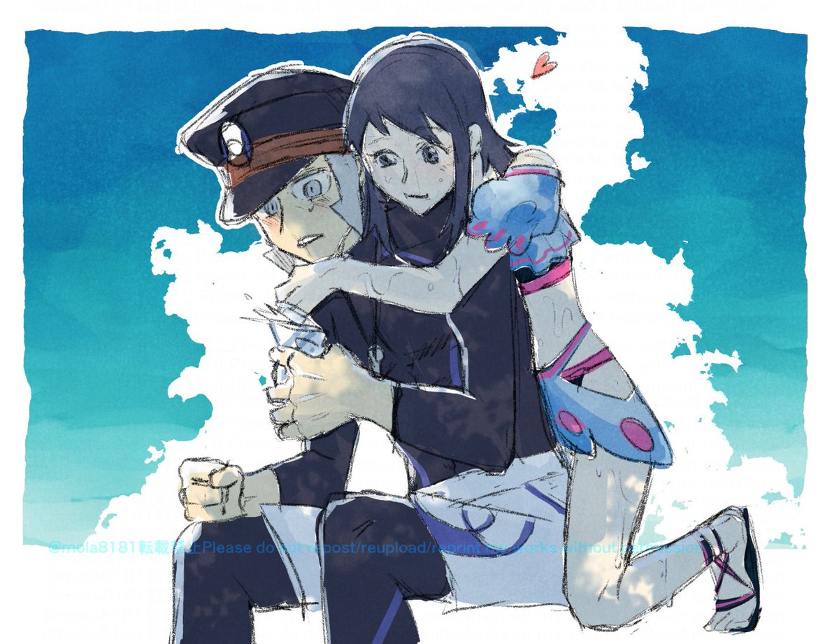 ノボリ 「夏のノボショ水着納め 」|彡月もらのイラスト