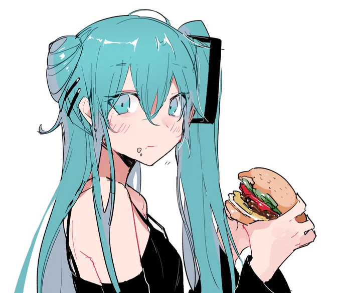 もぐもぐゆるスタイルミクさん 