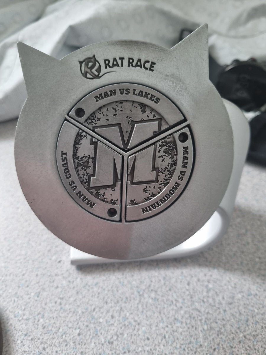 After 4 years due to Covid and a broken foot finally finished the trilogy! @RatRaceHQ whatever anyone says Mountain is the hardest