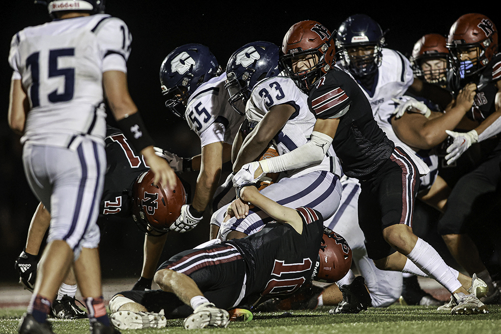 vid3design's tweet photo. A hope. A prayer. A fumble. A kick that would have been good from 15 yards further back. What a great way to start the season @NewPragueFB! https://t.co/3zVq9TBRfn