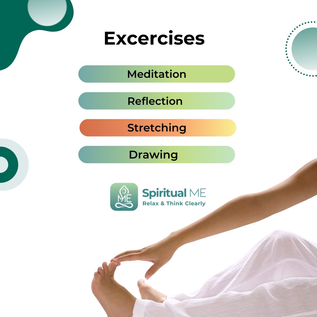 Stretching has been shown to increase serotonin levels, which in turn helps stabilize our mood, reduce stress, and can cause a decrease in depression and anxiety. For more helpful practices download the Spiritual ME app. 

#spiritualme #mediationapp #stretching #spiritualapp