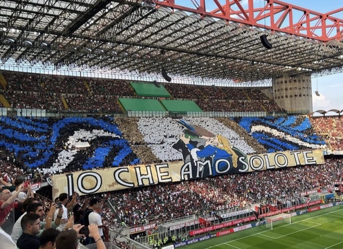 TIFO FROM CURVA NORD 🔵⚫️
