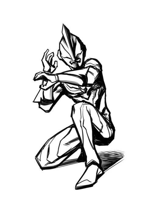 リハビリでジード描く(やっぱりジード描くの一番楽しい) 