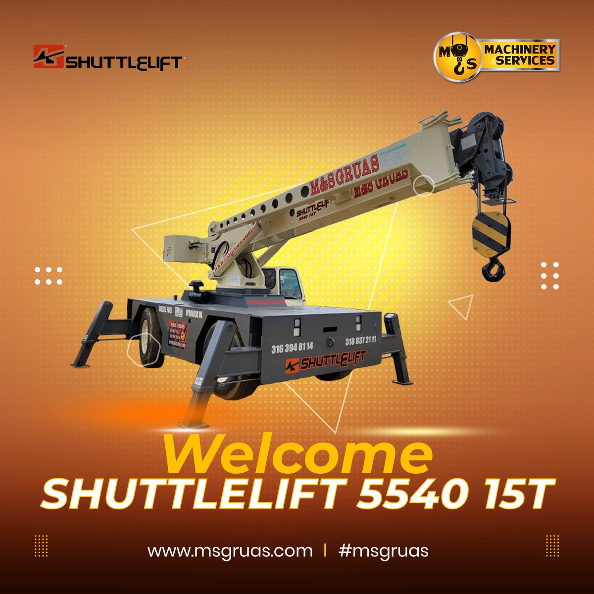msgruas's tweet photo. #Welcome Shuttlelift 5540 15T
#msgruas https://t.co/OTkxY7M6gW