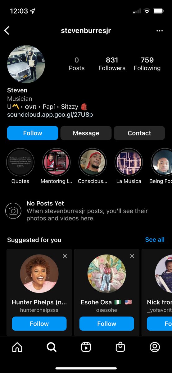 Don’t reply, send or anything to this Instagram account. It’s not me, it’s hacked. Please report
