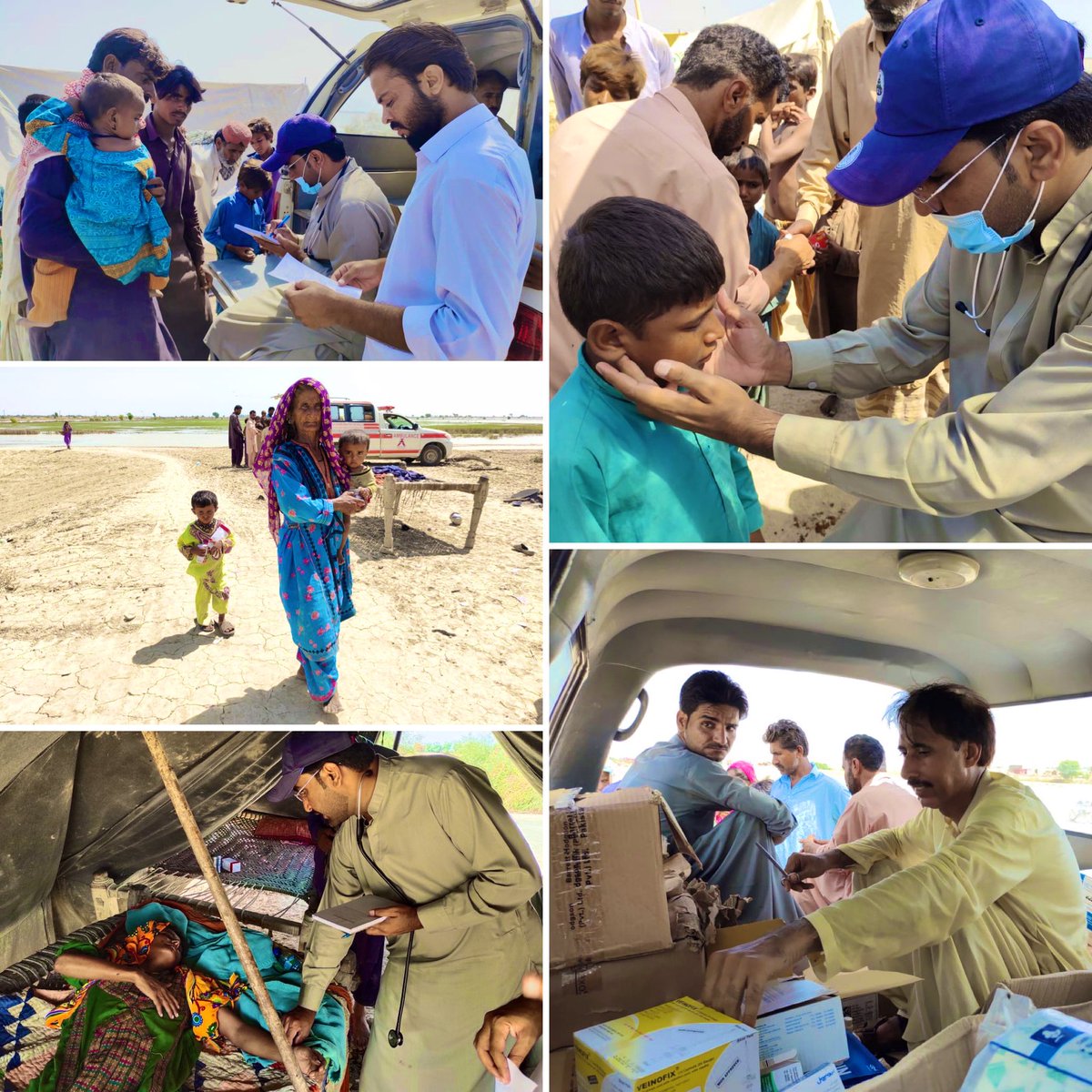 Working with District Health Officer Jhal Magsi, medical teams with medication &amp; supplies have been arranged to immediately treat flood impacted people who need urgent medical attention. #JhalMagsiDistrict