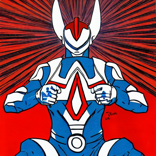「呪文: "Ultraman"#stablediffusion 」|薮原圭人のイラスト