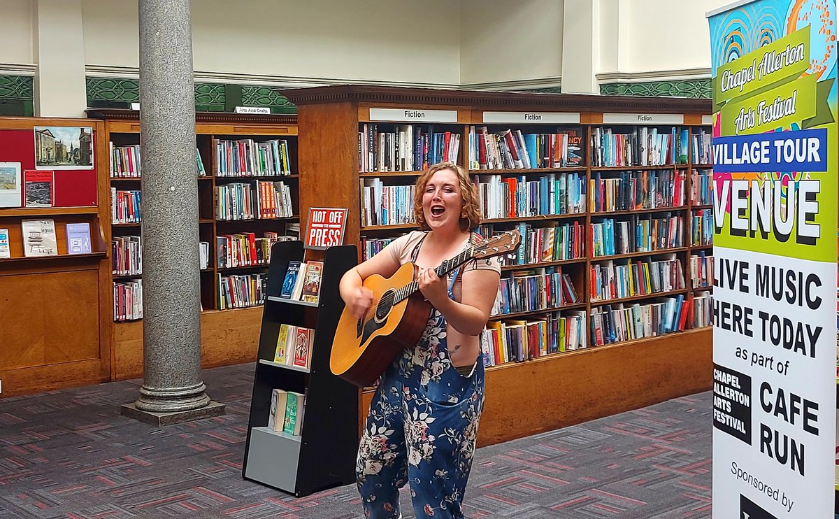KatoKirkby's tweet photo. Myth and music, coding and the Cafe Run! An enchanted day of song, Sphero and a spectacular dragon at Chapel Allerton Library, in partnership with the wonderful @chapelafestival 🐉 https://t.co/Zr0OZpSiIl