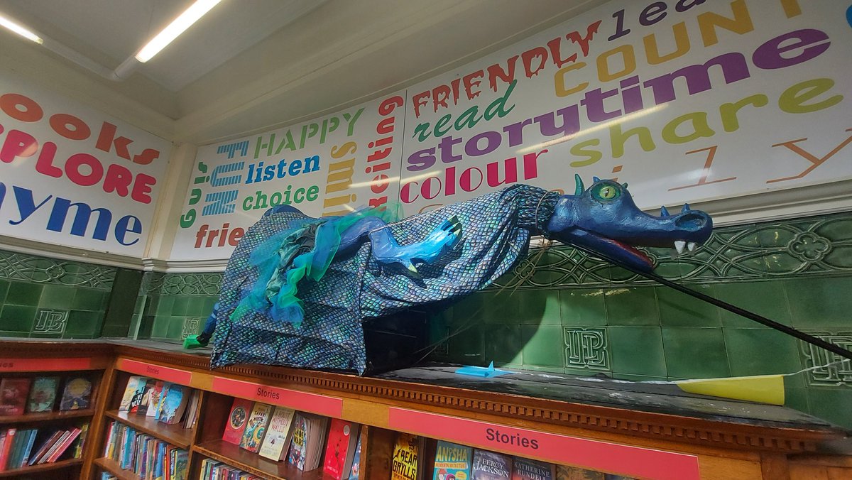 KatoKirkby's tweet photo. Myth and music, coding and the Cafe Run! An enchanted day of song, Sphero and a spectacular dragon at Chapel Allerton Library, in partnership with the wonderful @chapelafestival 🐉 https://t.co/Zr0OZpSiIl