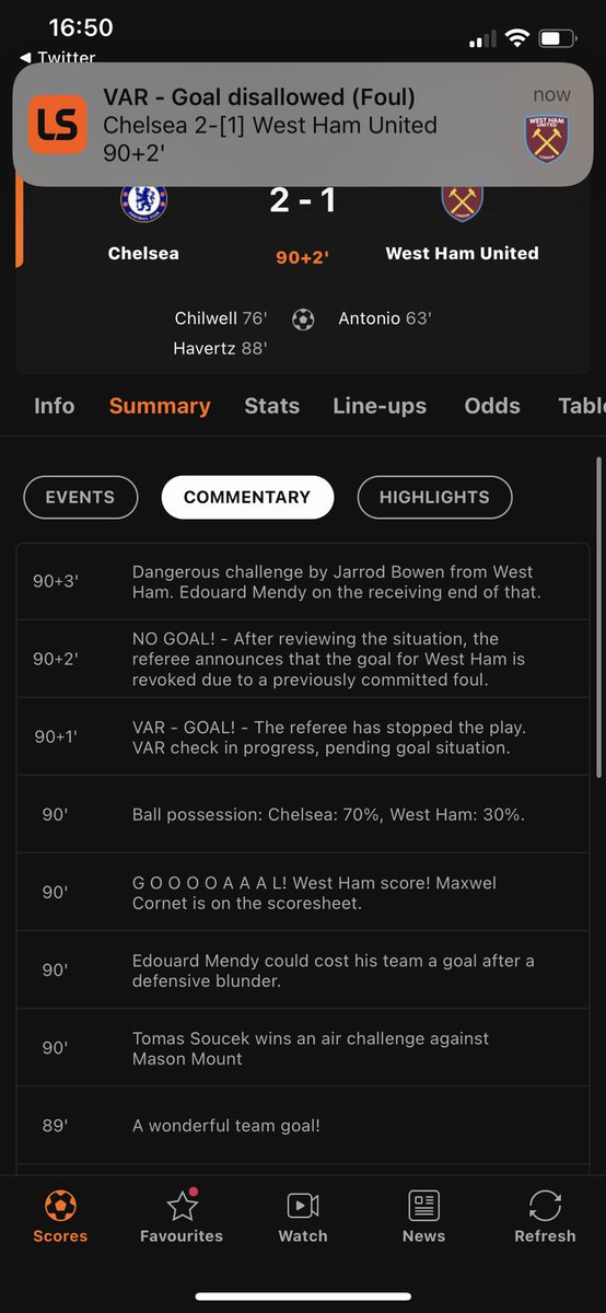 pabttt's tweet photo. https://t.co/IzCB3HFKC5 via @giphy
Me waiting for the VAR decision against West Ham @ChelseaFC @Chelseafc_life @EPLworld https://t.co/2wVul0Xq4J
