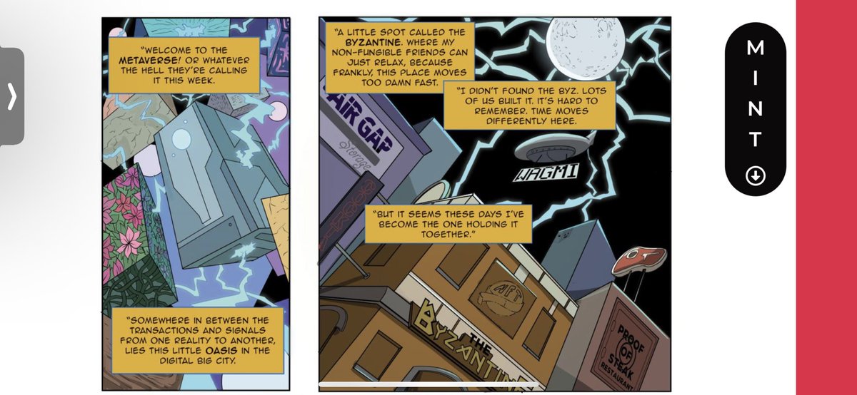 Oooh, there are only 25 copies of issue one, frame 1 left this morning. We are minting away, steady as she goes.