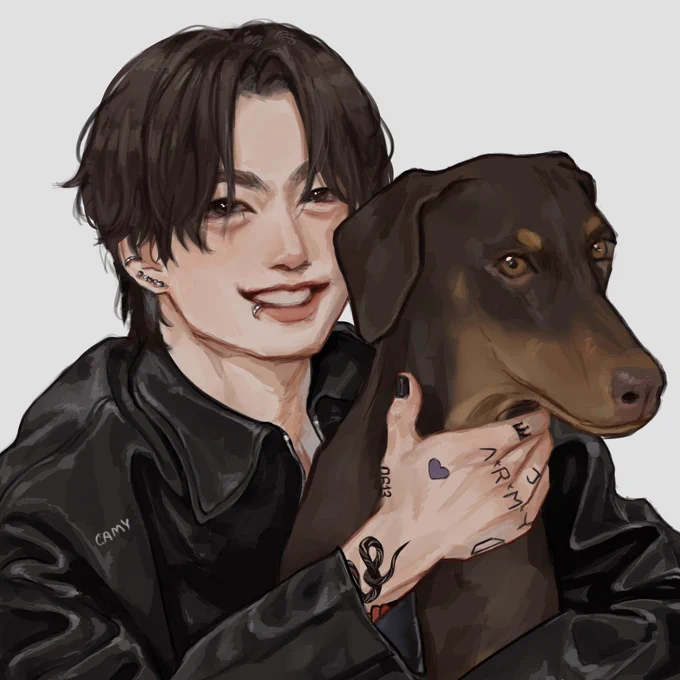 jungkook and bam  