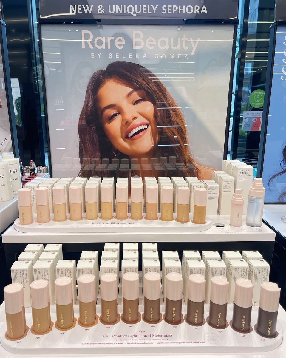 selenagomez's tweet photo. @RareBeauty turns 2 today! We created this brand to break down the unrealistic standards of perfection and help everyone celebrate their individuality. I’m incredibly proud of what we’ve accomplished together so far. Love you guys! https://t.co/NayKkuvCzt