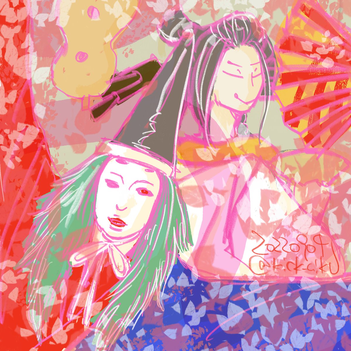 「#祝犬王公開100日おめでとうございます!!!!円盤発売楽しみです 」|ニクタマのイラスト