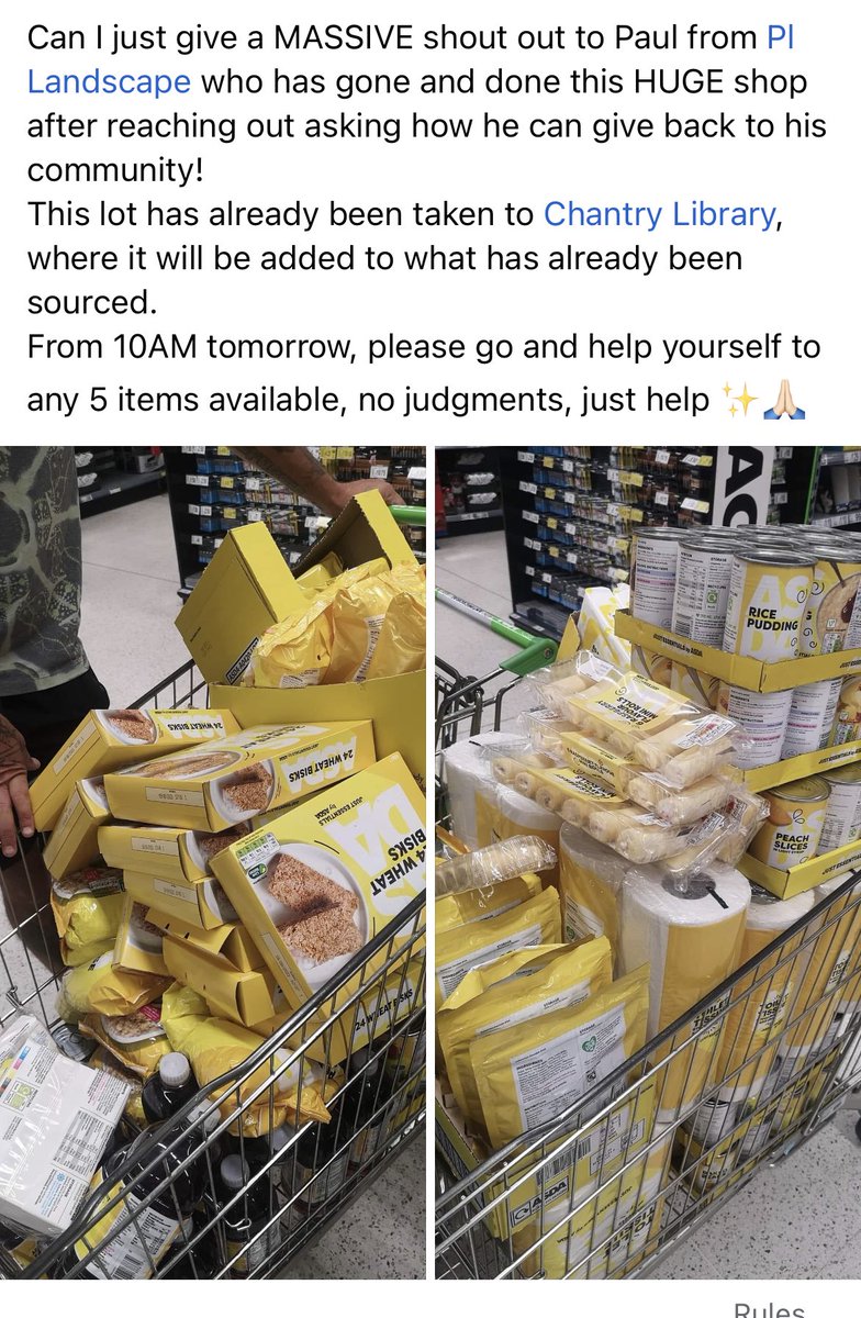 I’m so proud of my colleagues at Chantry Library who do so much for the local community.