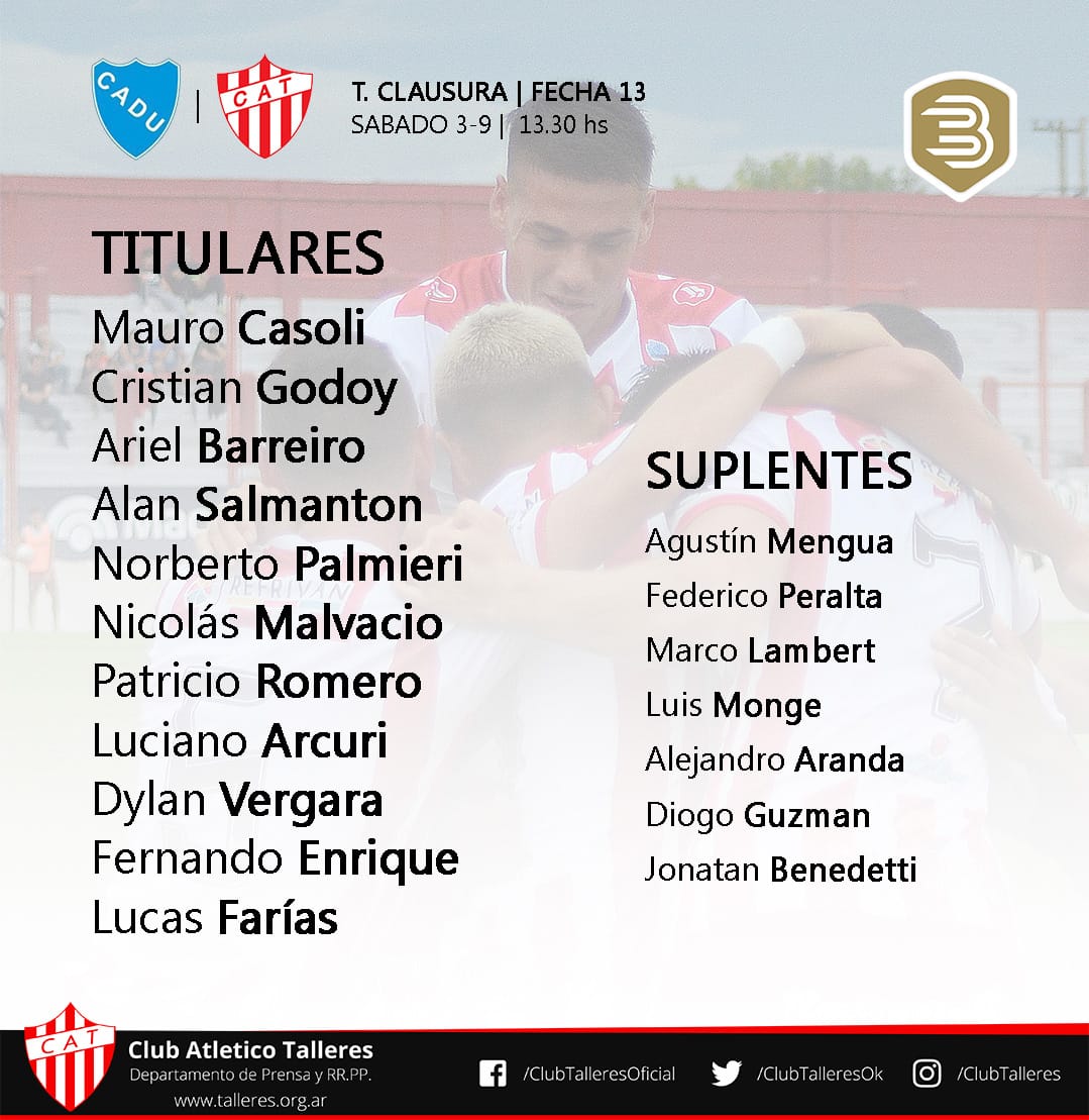 FútbolProfesional #PrimeraB - Club Atlético Talleres