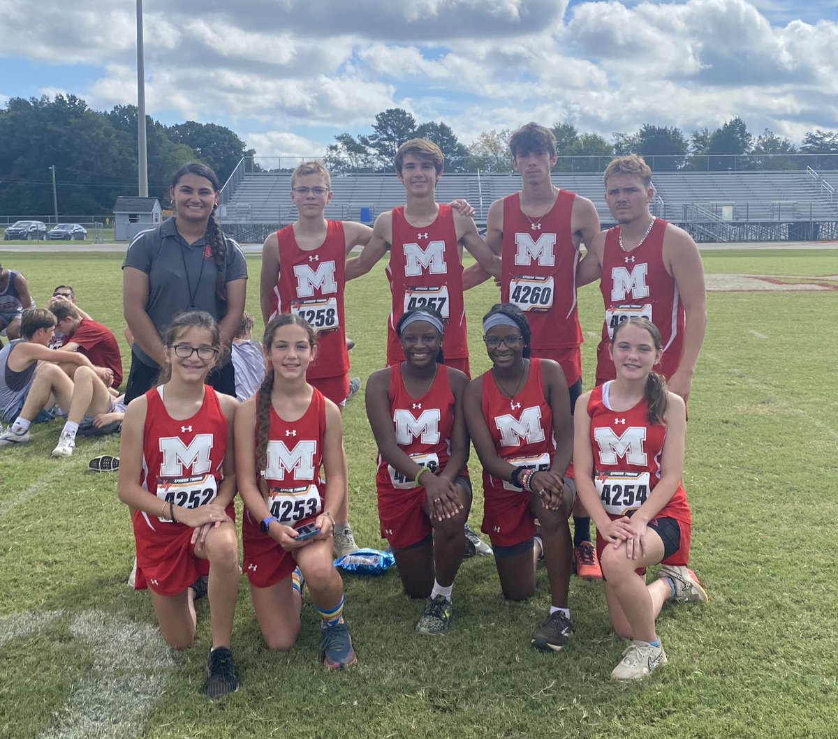 Beyond proud of <a href="/gracielavhaney/">Graciela Haney</a> and our runners!! The first ever Munford Invitational had 19 schools competing with 250 runners! It was a hot day but I had chills at the start of the first race! Cannot wait to watch this team grow! #ForwardEver  <a href="/MunfordHigh/">Munford High School</a>