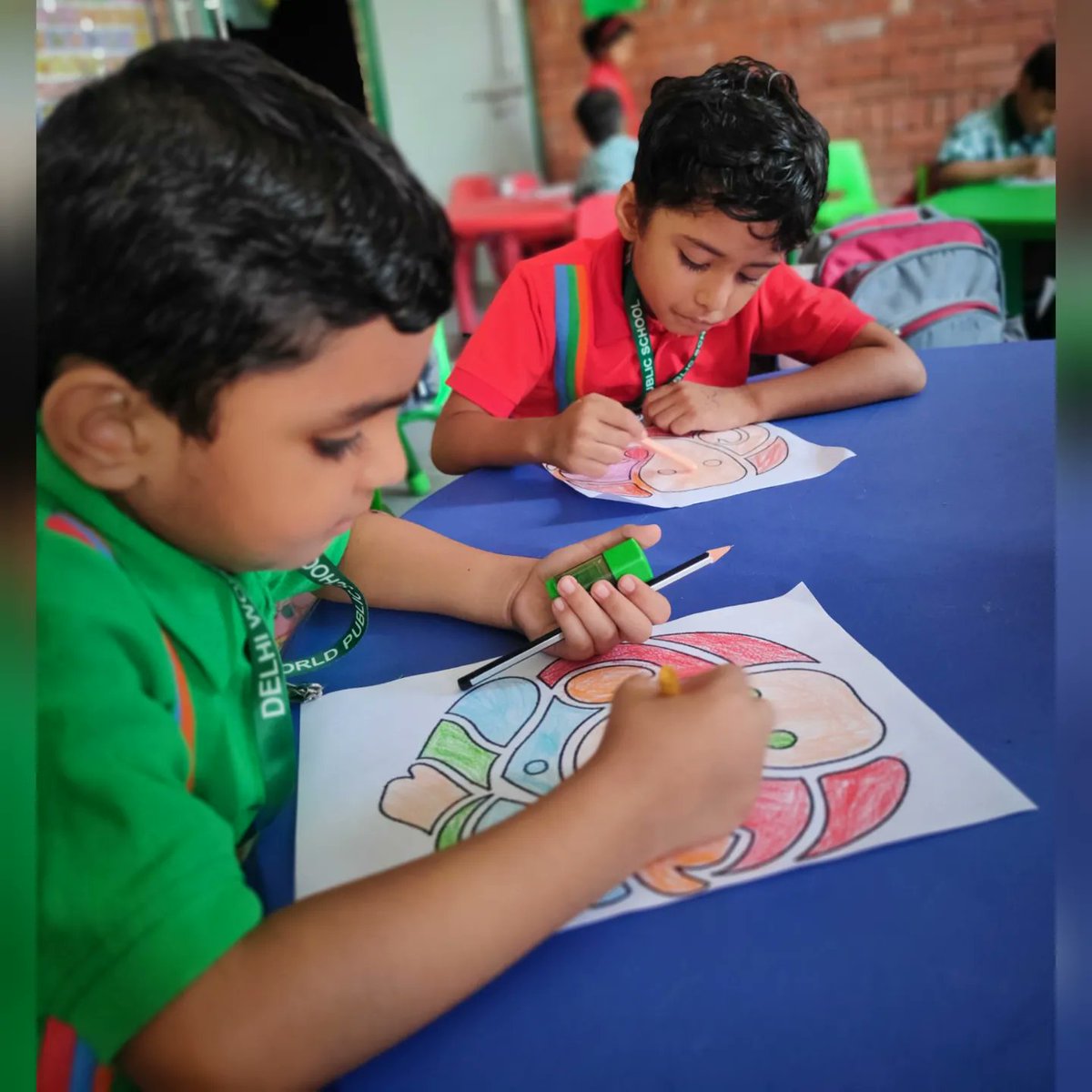 dwps_orai's tweet photo. A festival builds group cohesiveness, brings people together, breaks the monotony of routine, and energizes the body, mind, and spirit.

Drawing and colouring of lord Ganesha was held on 31/08/22

#ganeshchturthi
#colourfulactivity #colourfulfestival #lordganesha #gannubaba https://t.co/5O8tTxKJPP