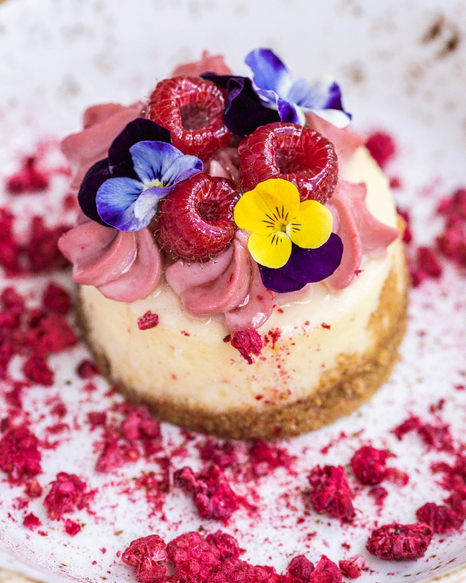 #Summers are sweet, and so is The Bistro's Raspberry #Cheesecake. 🍰 📷: Brian Walker Photography