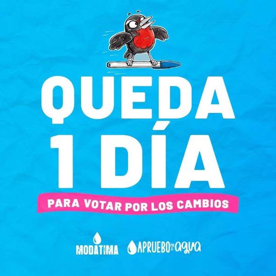 modatima_aysen's tweet photo. ¿Tienes todo para ir a votar ? Vamos por la desprivatización del Agua y un Estado Ecológico, un Chile para todos y todas. 
Mañana #Apruebo4deSeptiembre
Ilustración de @faunanimo https://t.co/a2eh9ZPZCZ
