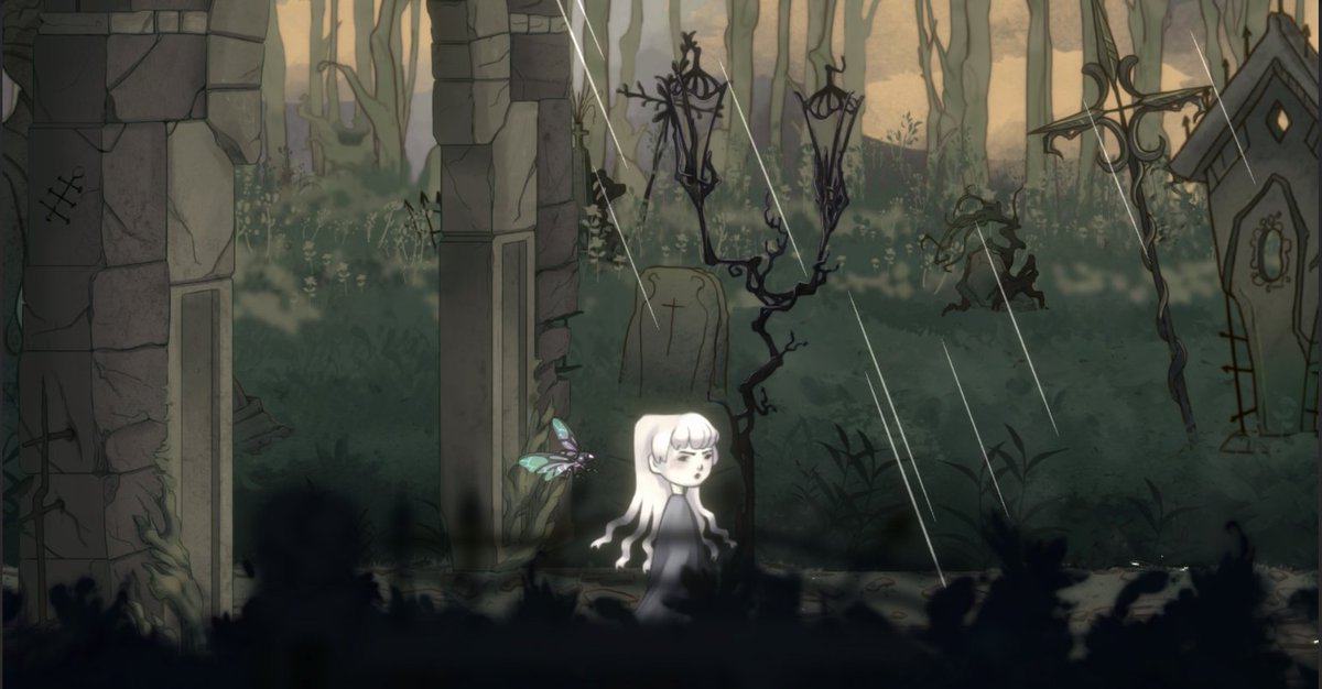 GlaringBitgames's tweet photo. Judith is wandering in some dark places, lost or looking for something. 🥀
At least she has a companion to help her on this journey. 🦋
What do you think she's looking for? 🥀

#screenshotsaturday #gamedev #indiedev #indiegame https://t.co/gEgt8AIIOJ