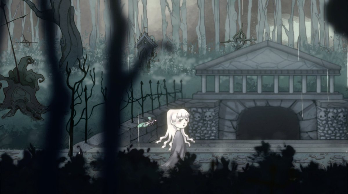 GlaringBitgames's tweet photo. Judith is wandering in some dark places, lost or looking for something. 🥀
At least she has a companion to help her on this journey. 🦋
What do you think she's looking for? 🥀

#screenshotsaturday #gamedev #indiedev #indiegame https://t.co/gEgt8AIIOJ