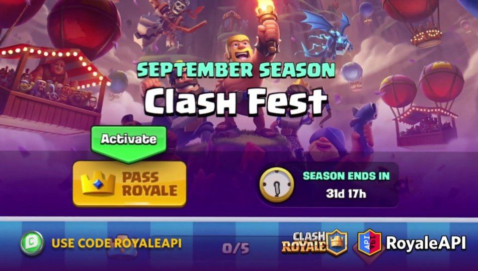 Clash Fest - Clash Royale Season 39 (September 2022)