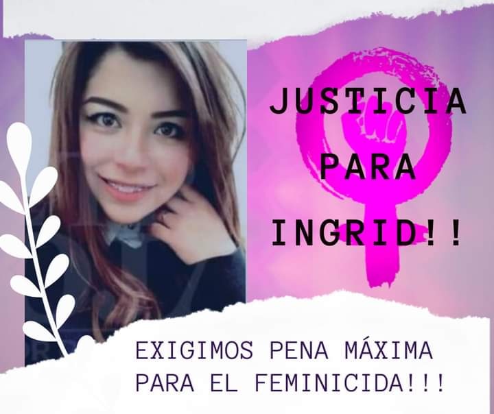QUE CAIGA CON FUERZA EL FEMINICIDA ‼️Las mujeres exigimos pena máxima para el feminicida de Ingrid Escamilla. Las autoridades tienen una deuda con ella y las mujeres estaremos observando. Este lunes 5 de septiembre será la audiencia de sentencia vs Eric Francisco 'N'.