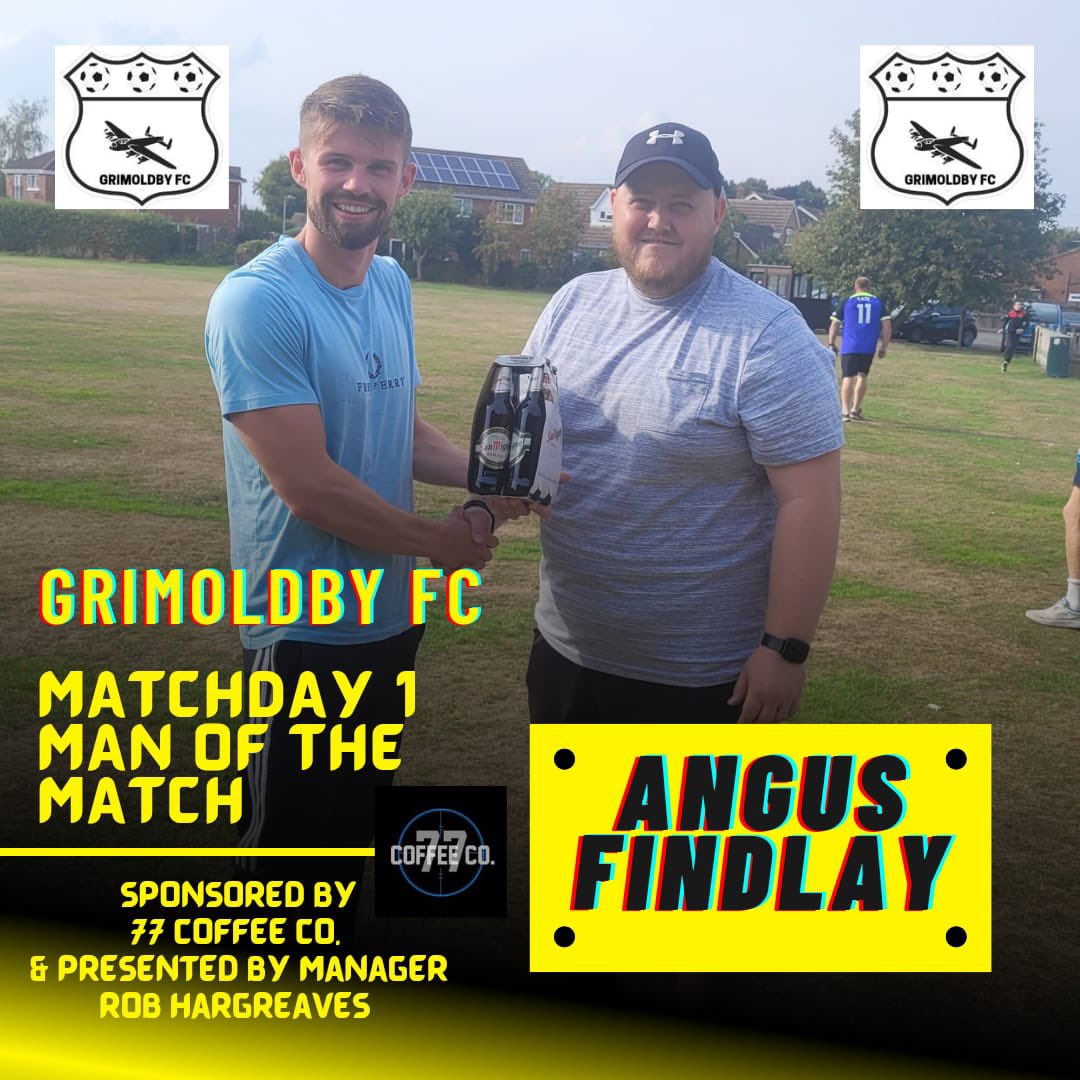 Grimoldby Football Club (@grimoldbyfc) on Twitter photo FT: 5-1
Not the best of performances but a dub is a dub!
MOTM <a href="/angusfindlay_/">angus findlay</a> with 4 goals - finally found his shooting boots, nothing to do with his mrs watching👀 FT: 5-1
Not the best of performances but a dub is a dub!
MOTM <a href="/angusfindlay_/">angus findlay</a> with 4 goals - finally found his shooting boots, nothing to do with his mrs watching👀