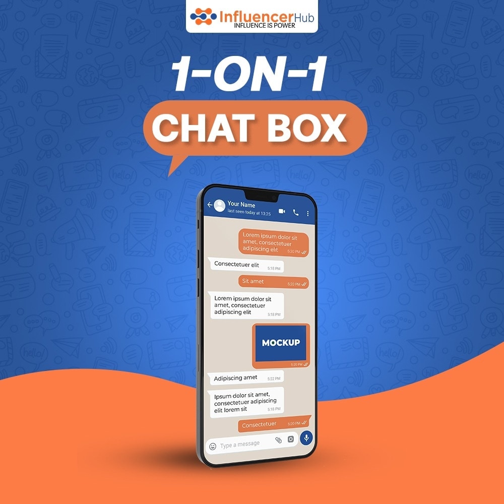 InfluencerHubb's tweet photo. In a one-to-one chat,  person deals directly with only one other person. Influencer Hub has introduced this feature in updated version so that brand and influencer can easily contact with each other and discuss things related to the campaign.

#influencerhub #influencermarketing https://t.co/NfEVbv3oZO